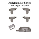 Andersen 200 Series Tilt Finger Latch Set, OLD STYLE - Stone