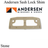 Andersen Sash Lock Shim, 200 Series Tilt-Wash Double-Hung Window - Stone