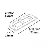 Andersen Sash Lock Shim, 200 Series Tilt-Wash Double-Hung Window - Stone