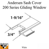 Andersen Sash Cover 200 Series Gliding Window - White