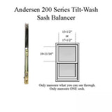 Andersen 200 Series Tilt-Wash Double Hung Sash Balancer - M540