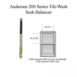 Andersen 200 Series Tilt-Wash Double Hung Sash Balancer - M940