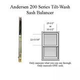 Andersen 200 Series Tilt-Wash Double Hung Sash Balancer - M946