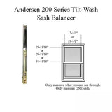 Andersen 200 Series Tilt-Wash Double Hung Sash Balancer - M950