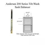 Andersen 200 Series Tilt-Wash Double Hung Sash Balancer - M1050