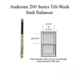 Andersen 200 Series Tilt-Wash Double Hung Sash Balancer - M756