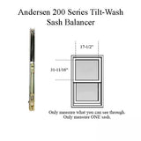 Andersen 200 Series Tilt-Wash Double Hung Sash Balancer - M960