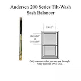 Andersen 200 Series Tilt-Wash Double Hung Sash Balancer - M1260