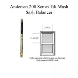 Andersen 200 Series Tilt-Wash Double Hung Sash Balancer - M1360