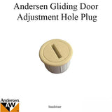 Hole Plug, Andersen Frenchwood Gliding Doors Adjustment Hole - Sandstone