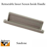 Retractable Insect Screen Interior Handle for Andersen FGD made August 2003 - May 2007 - Sandtone