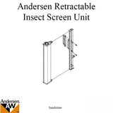 Retainer w/Screws - Retractable Insect Screen - for Andersen FGD made Aug. 03 to May 07 - Sandtone