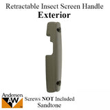 Retractable Insect Screen Exterior Handle for Andersen FGD made June 2007 - Present - Sandtone