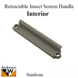 Retractable Insect Screen Interior Handle for Andersen FGD made June 2007 - Present - Sandtone