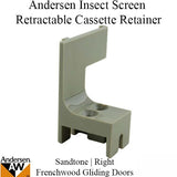 Andersen Frenchwood Gliding Doors - Cassette Retainer - Insect Screen Retractable - RH