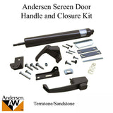 Andersen Insect Screen Door Handle and Closure Set - Stone