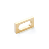 Schaub Cafe Cabinet Pull - Modern Oval Slot - 2"cc