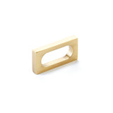 Schaub Cafe Cabinet Pull - Modern Oval Slot - 3-1/2"cc