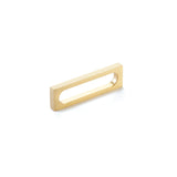 Schaub Cafe Cabinet Pull - Modern Oval Slot - 2"cc