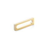 Schaub Cafe Cabinet Pull - Modern Oval Slot