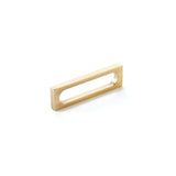 Schaub Cafe Cabinet Pull - Modern Oval Slot - 3-1/2"cc