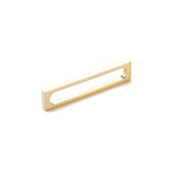 Schaub Cafe Cabinet Pull - Modern Oval Slot - 3-1/2"cc