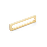 Schaub Cafe Cabinet Pull - Modern Oval Slot - 3-1/2"cc