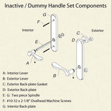 Marvin Inactive / Dummy Trim for Passive door - Oil Rubbed Bronze