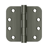 4"x 4"x 5/8" Radius Hinge, HD, Ball Bearings