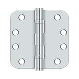 4"x 4"x 5/8" Radius Hinge, HD, Ball Bearings