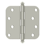 4" x 4" x 5/8" Radius Hinge, w/ Ball Tips