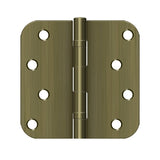 4" x 4" x 5/8" Radius Hinge, Ball Bearings