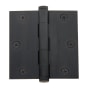 Baldwin 3-1/2" Wide Plain Bearing Square Corner Mortise Door Hinge from the Estate Collection - Single Hinge