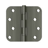 4" x 4" x 5/8" Radius Hinge, Ball Bearings