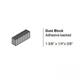 Dust Block, Astragal or Panel for Marvin Sliding Doors - Grey