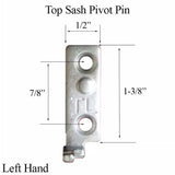 Top Sash Pivot Pin Left Hand