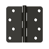 4" x 4" x 1/4" Radius Hinge, Residential