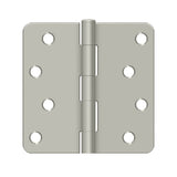 4" x 4" x 1/4" Radius Hinge, Residential