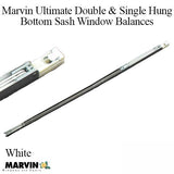 Marvin Ultimate Double and Single Hung Window Bottom Sash Balances, White - Choose Options