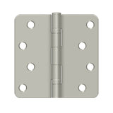 4" x 4" x 1/4" Radius Hinge, Ball Bearings, Residential