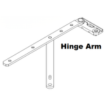 Marvin Casement Egress Hinge Arm Assembly Coastal, Choose Handing