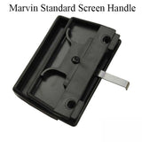 Marvin Sliding Screen Door Latch and Pull Handle Set, Black Finish