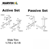 Marvin Active Keyed Multi-point Lock Trim for Hinged Door - Oil Rubbed Bronze PVD