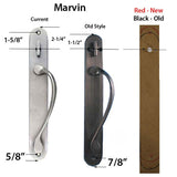 Marvin Ultimate Sliding French Door, Inactive / Dummy wide handle set - Satin Chrome