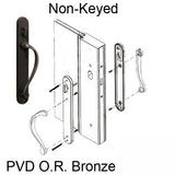 Marvin active Non-Keyed Ultimate Sliding French Door wide trim - PVD Oil Rubbed Bronze