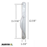 Marvin Narrow Traditional, Non-Keyed Sliding Patio Door Handle - White