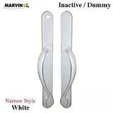 Marvin Narrow Traditional, Passive Sliding Patio Door Handle - White