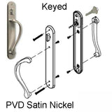 Marvin Active Keyed, Ultimate Sliding French Door wide Trim - PVD Satin Nickel