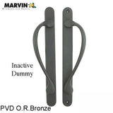 Marvin Inactive / Dummy Narrow Sliding Door Handle - PVD Oil Rubbed Bronze