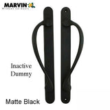 Marvin Inactive / Dummy Narrow Sliding Door Handle - Matte Black